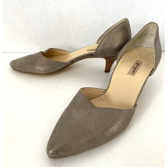 Paul Green Julia Metallic D'Orsay Pump Smoked Brushed Shimmer Point 6 UK… - Picture 6 of 9